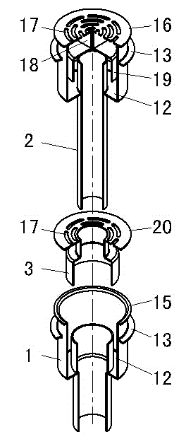 Construction method for floor drain of room with water of high-rise building and used composite floor drain