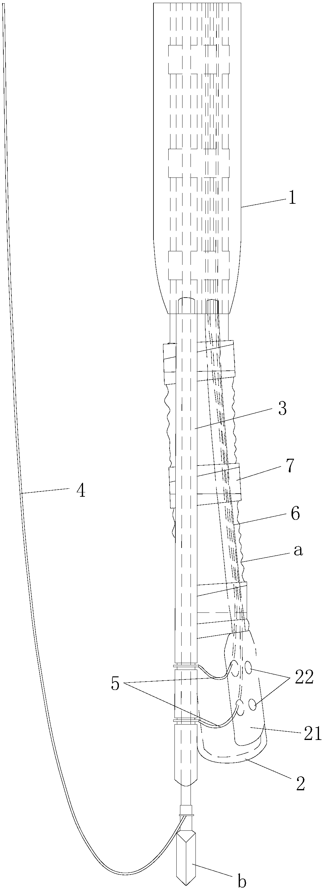 Integrated sleeve type endoscopic treatment auxiliary pipeline device