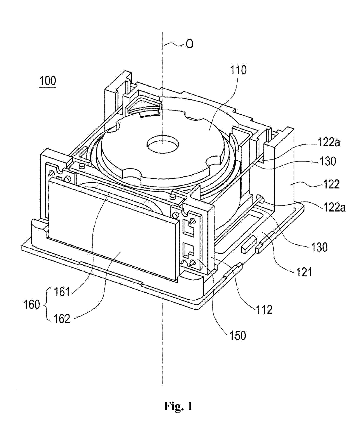 Camera actuator and camera module for mobile terminal