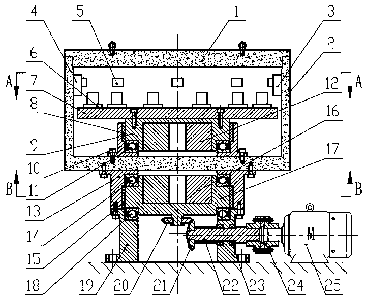 Rotary type high and low-thermal shock test apparatus