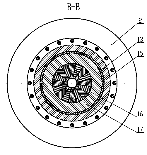 Rotary type high and low-thermal shock test apparatus