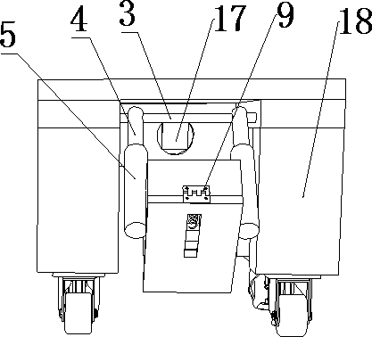 Soil shoveling device for agricultural planting