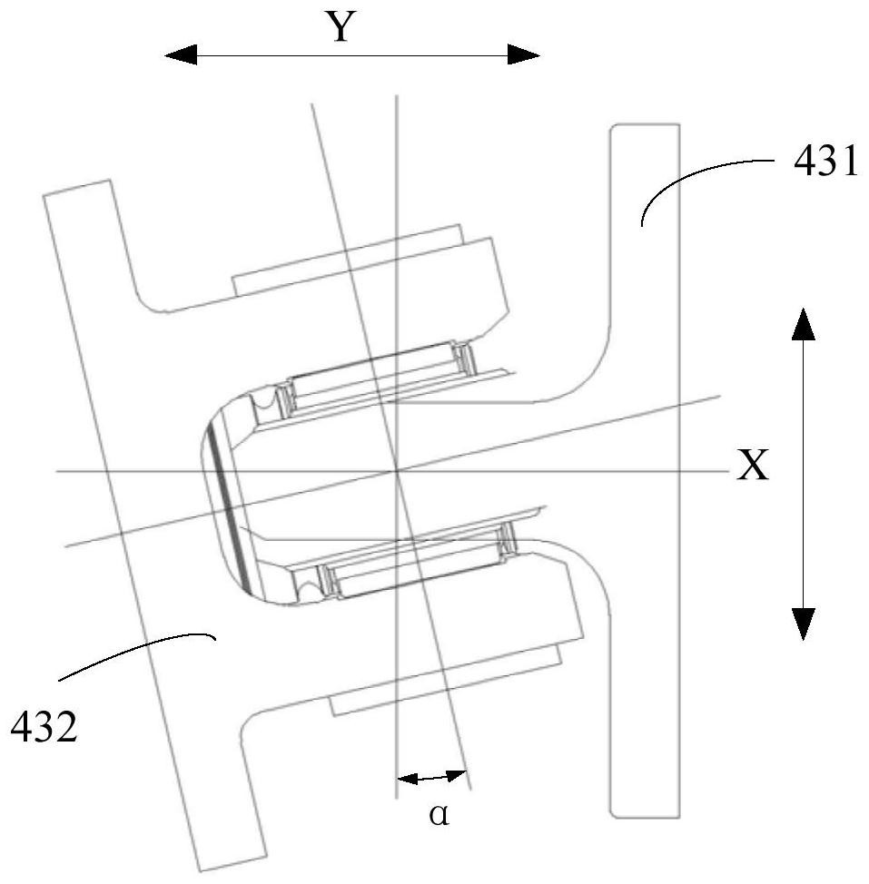 Bogie and railway vehicle