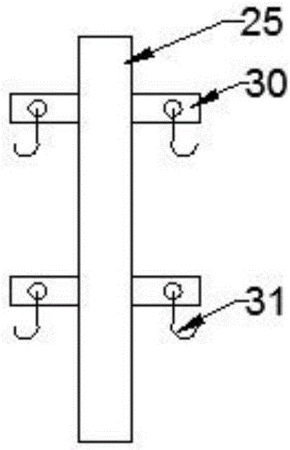 Medical equipment disinfecting device with medicine stirring function