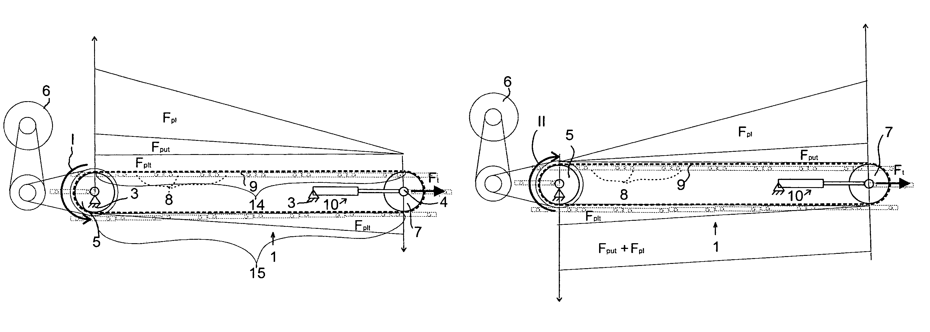 Travelator and method for controlling the operation of a travelator