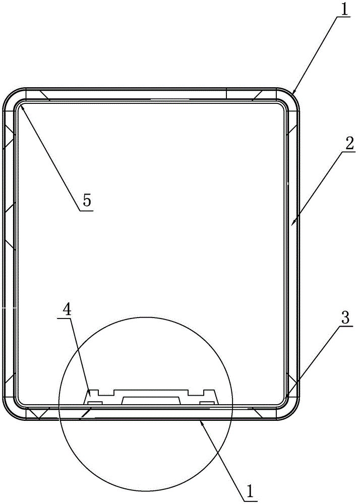 A high-rigidity lightweight launch box