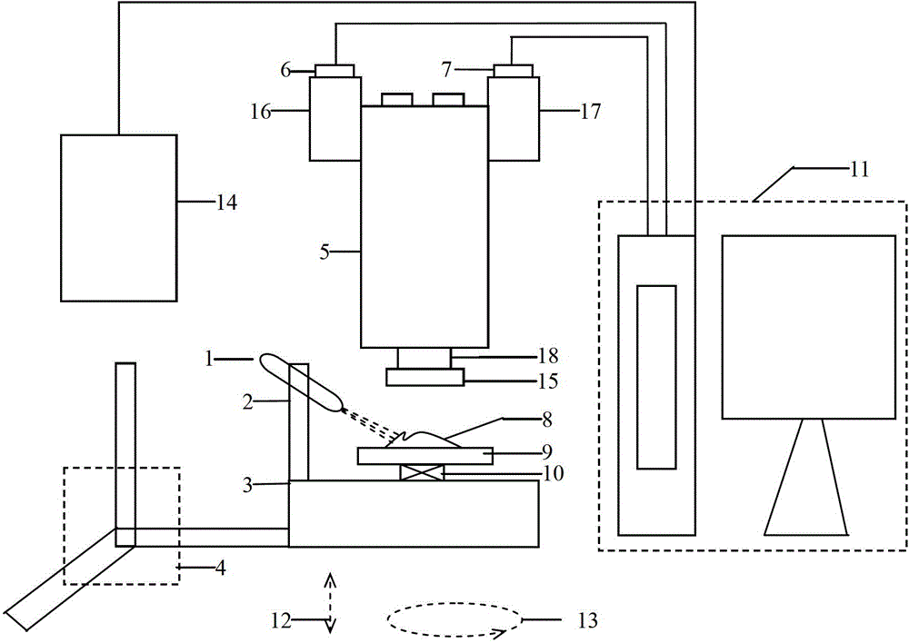 Multi-visual-angle great-depth micro stereo visual-features fusion-measuring method