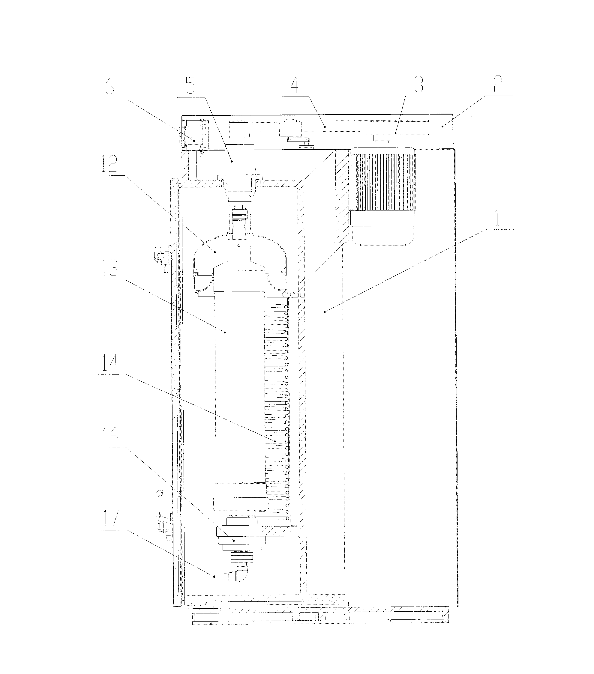 Online monitoring tubular centrifugal machine and separation monitoring process thereof