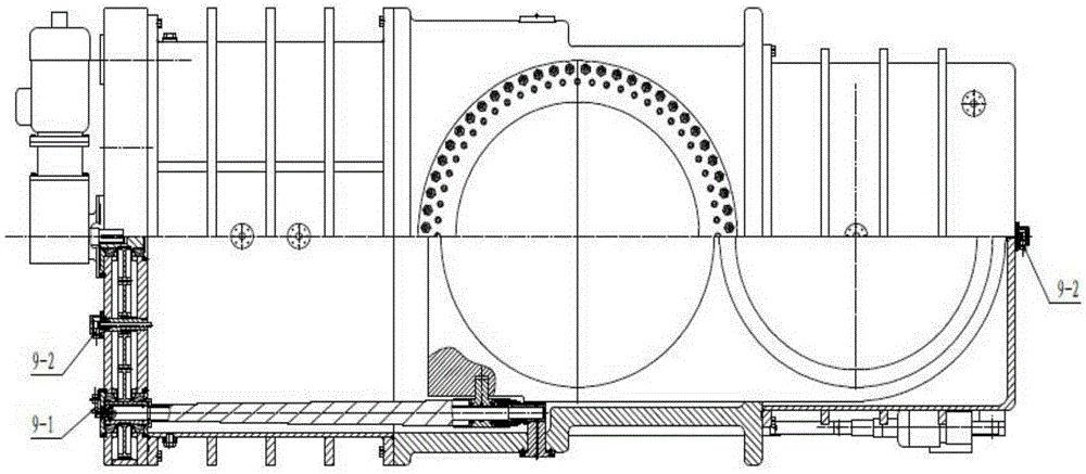 An electric tower bottom gate valve