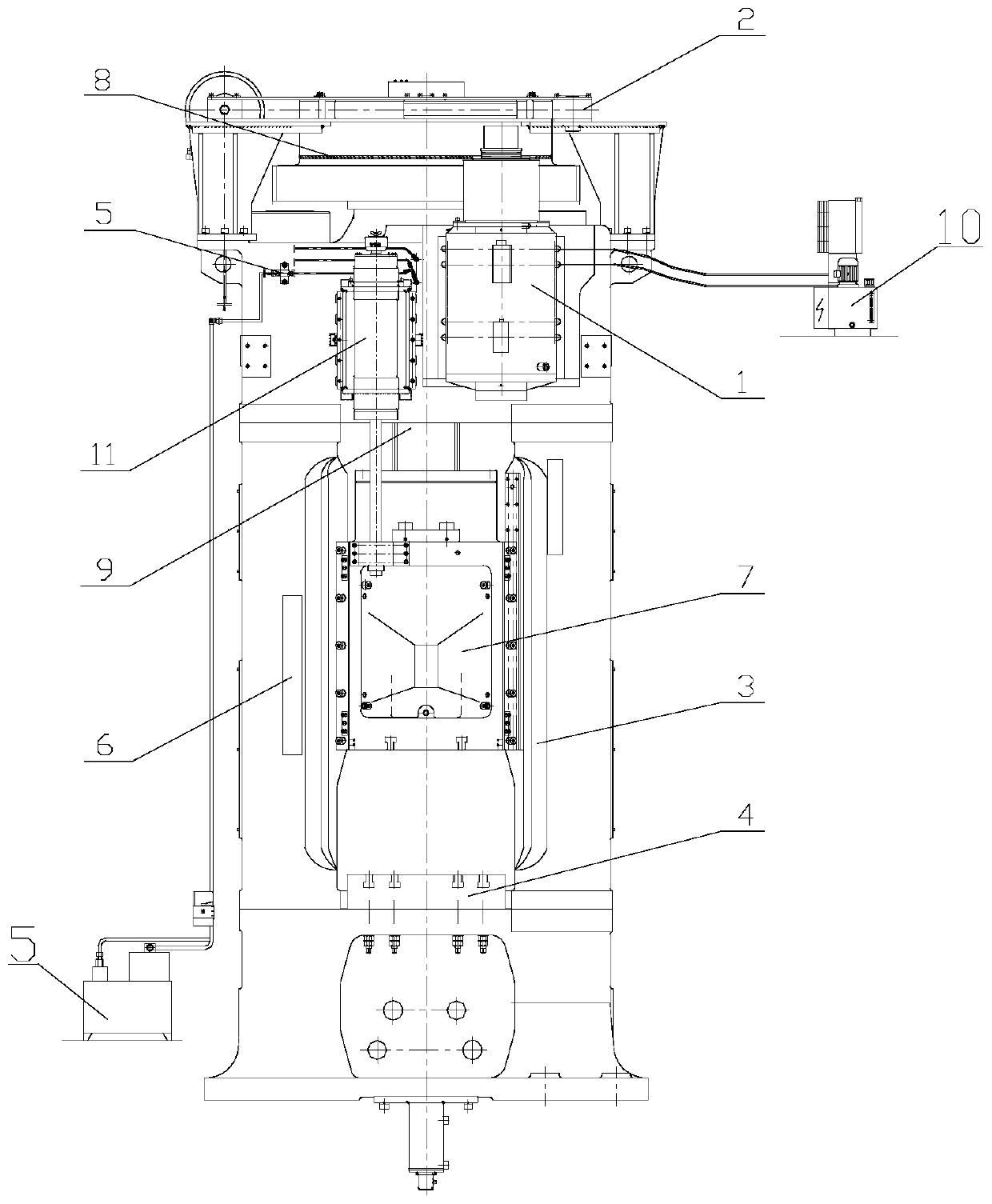 Numerical control electric screw press