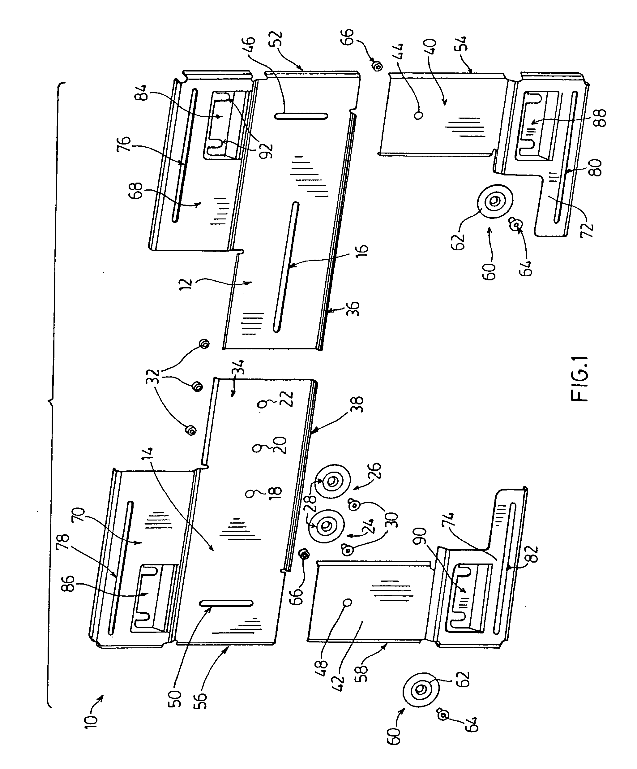 Universal wall mount bracket for displays