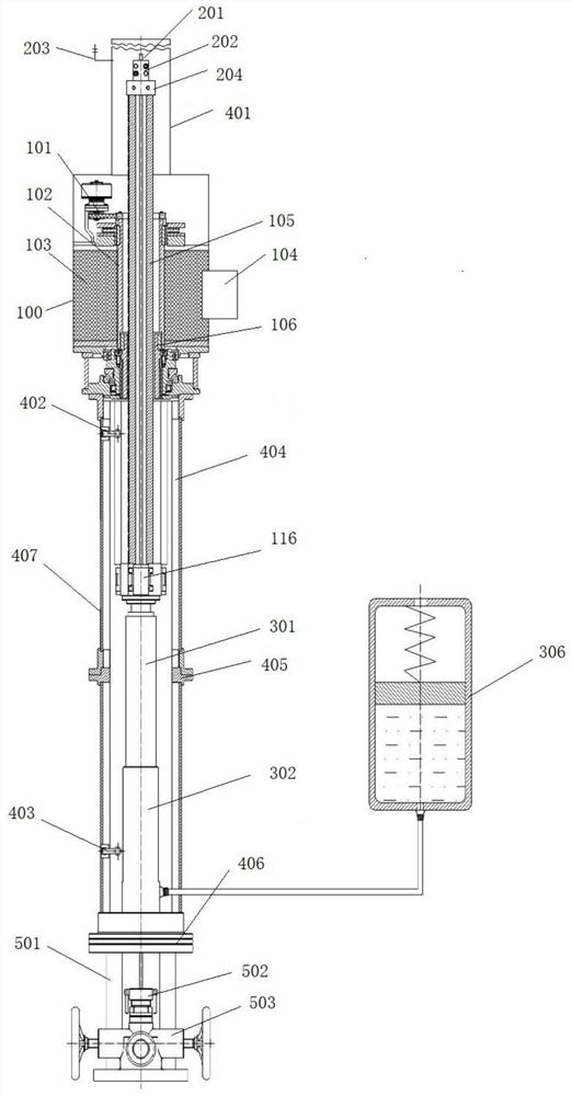 A kind of gearbox-free motor direct drive device and operation control method