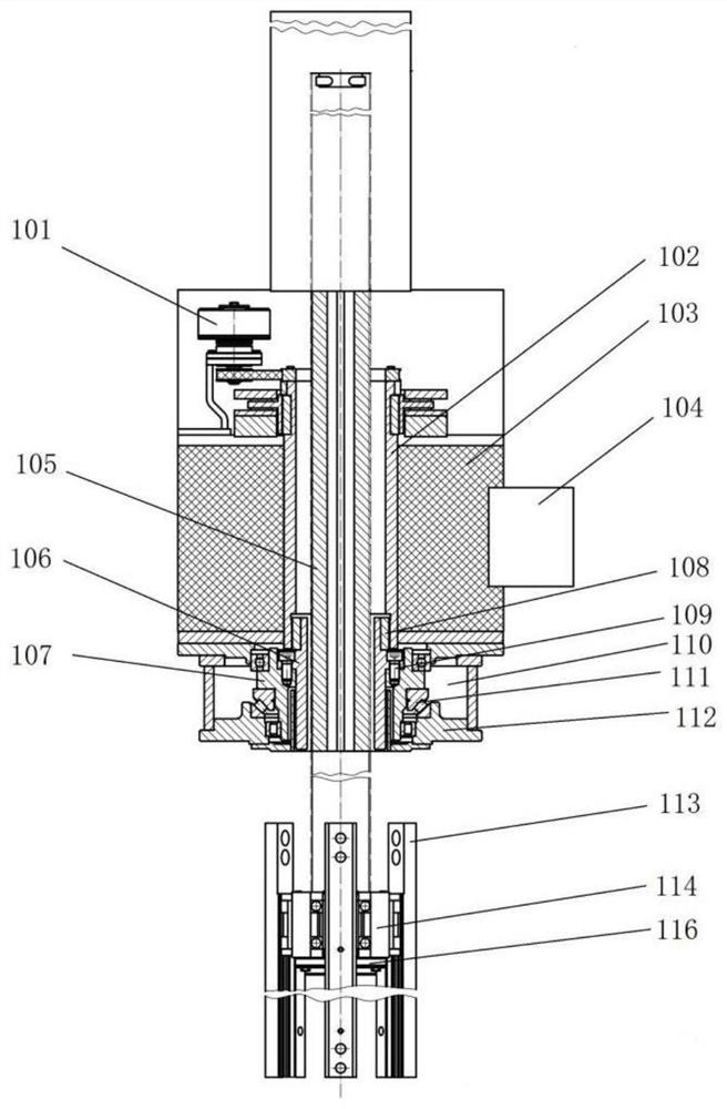 A kind of gearbox-free motor direct drive device and operation control method