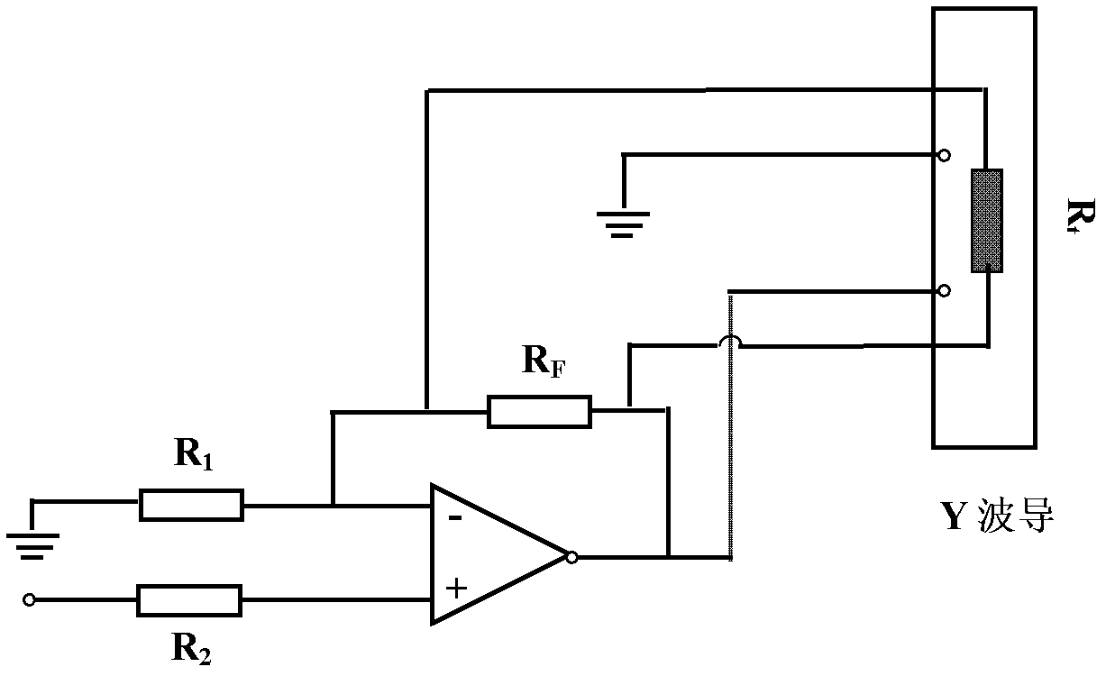 Method and circuit for carrying out compensation on additional phase drift of Y-shaped waveguide