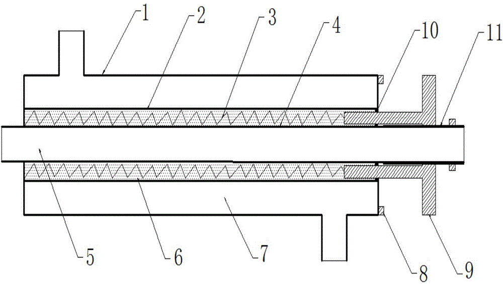 Heat transfer coefficient adjustable heat-exchange device