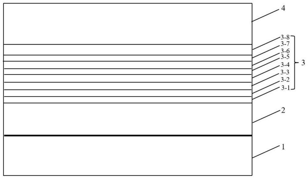 Light orange ultra-clear ground color anti-blue light resin lens and preparation method thereof