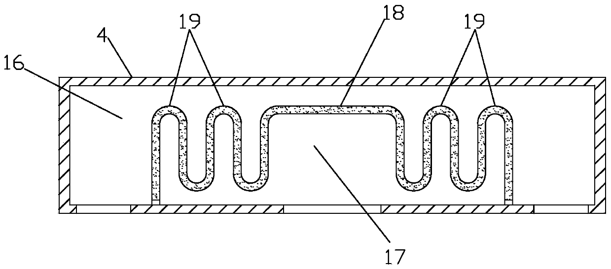 Inside-to-outside air supply system assembled in industrial culture chamber