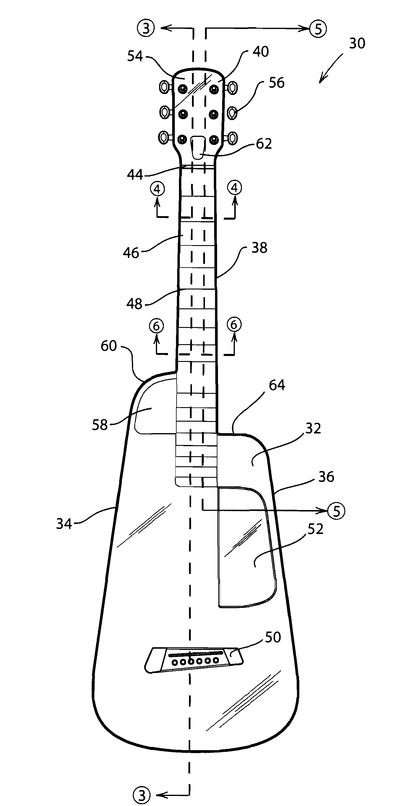 Stringed musical instruments, and methods of making the same