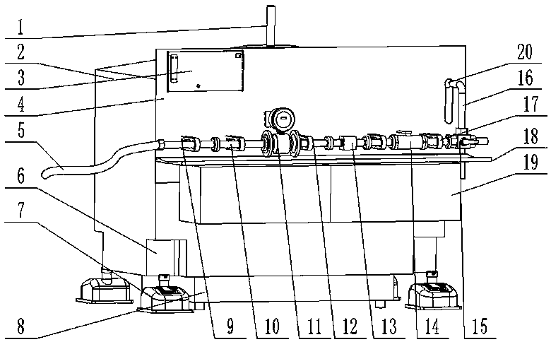 A vehicle-mounted single water tank type oil field water meter field calibration device and calibration method