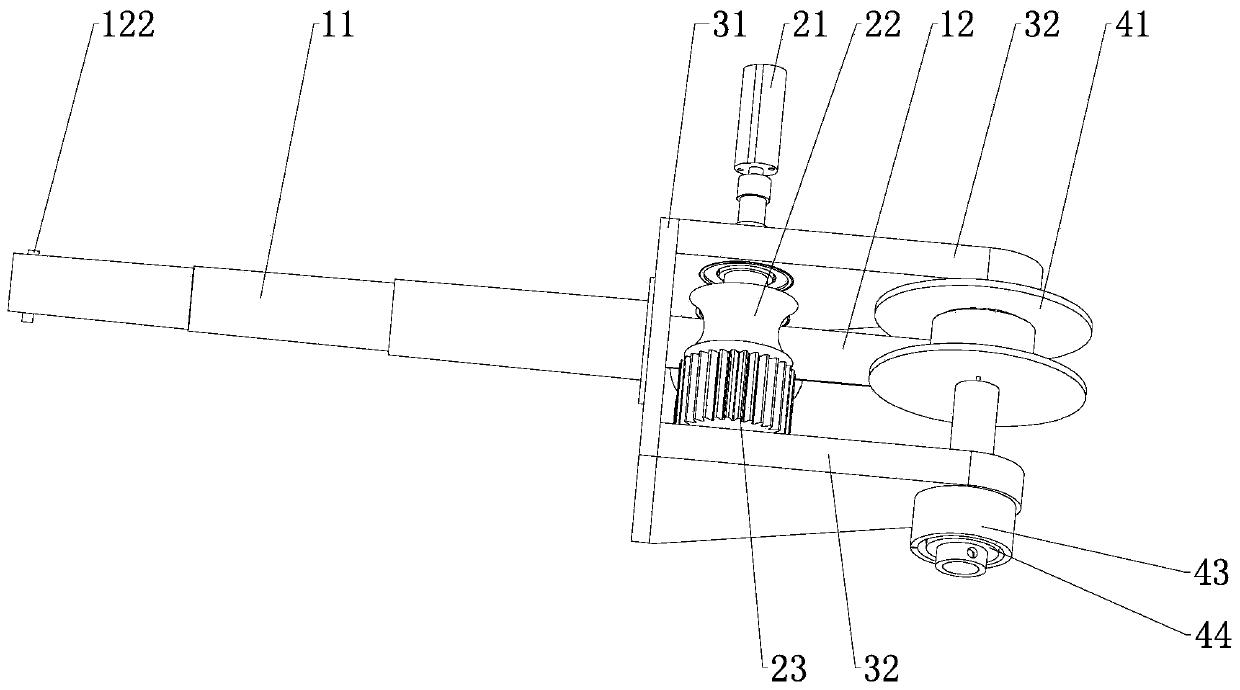 Cable rod telescoping mechanism for controlling deformation of tensioning integral structure