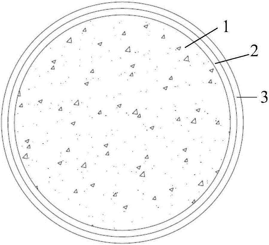 Novel steel-tube reinforced concrete-filled steel tubular member and processing method thereof