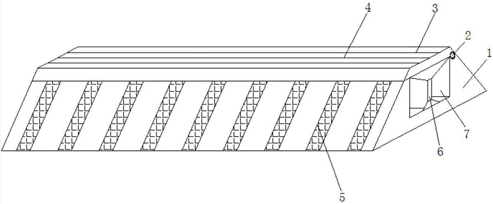 Construction site cable multifunctional durable protection plate