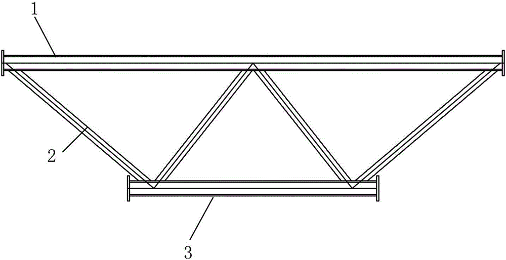 Assembled truss formwork support