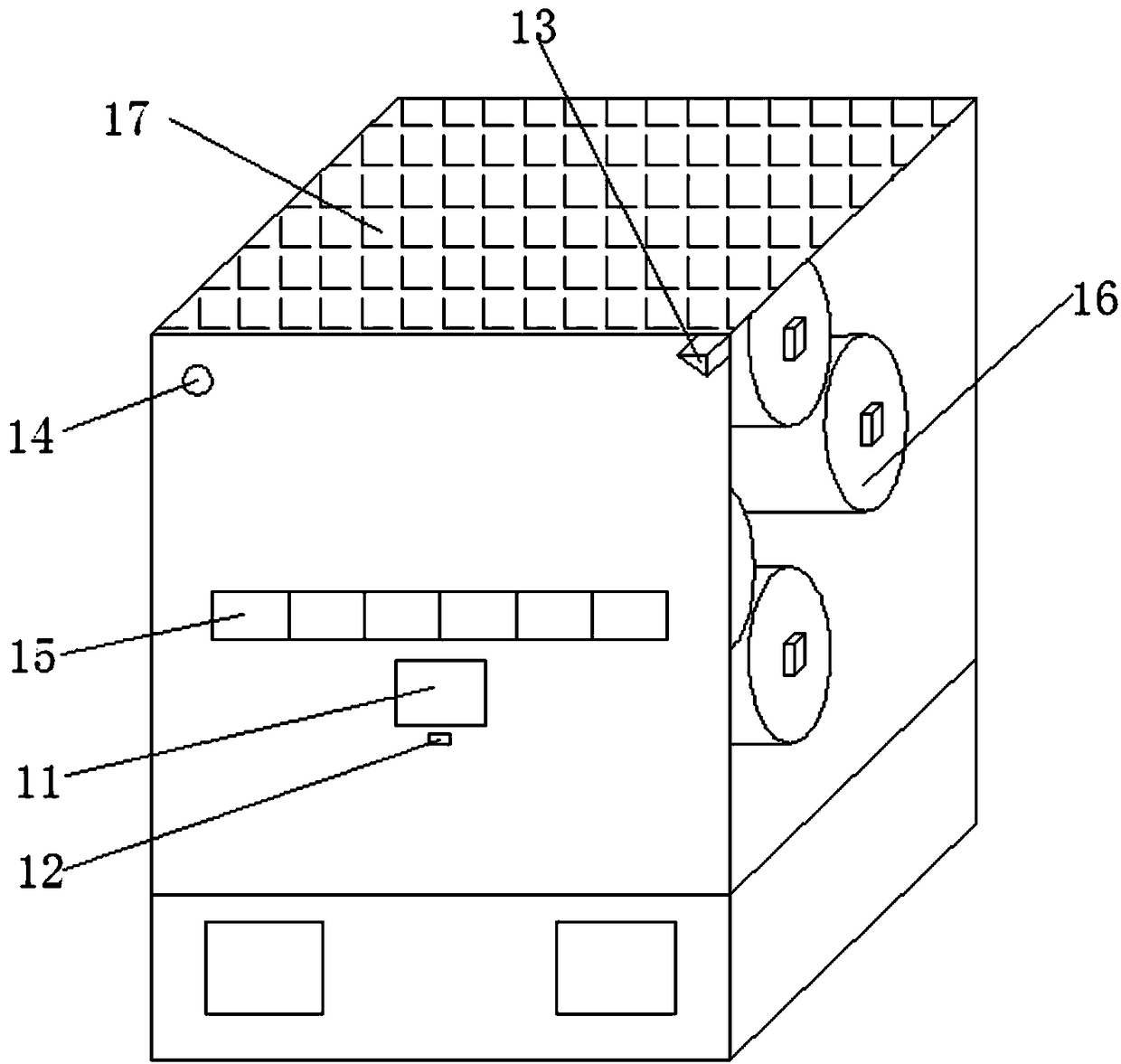 Intelligent mobile book borrowing cabinet