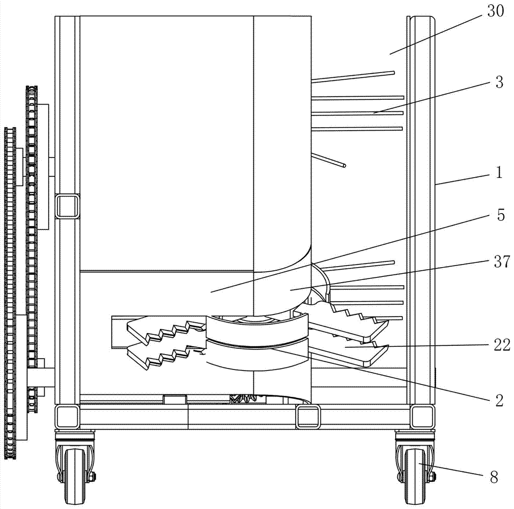 Cotton stalk pulling equipment