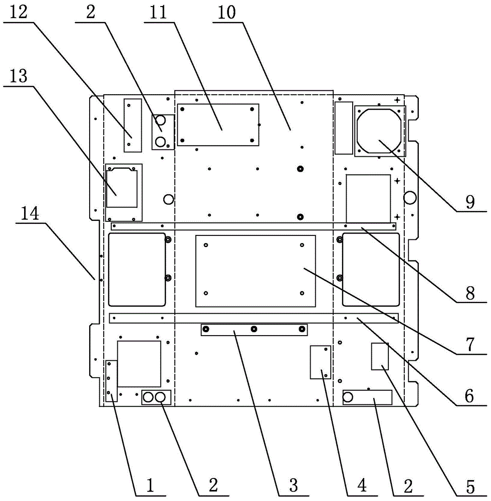 Right mounting mainboard for fresh air purifier