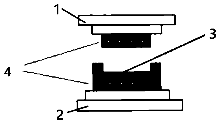 Silicon carbide/carbon fiber reinforced composite material capable of absorbing radar waves and preparation method thereof