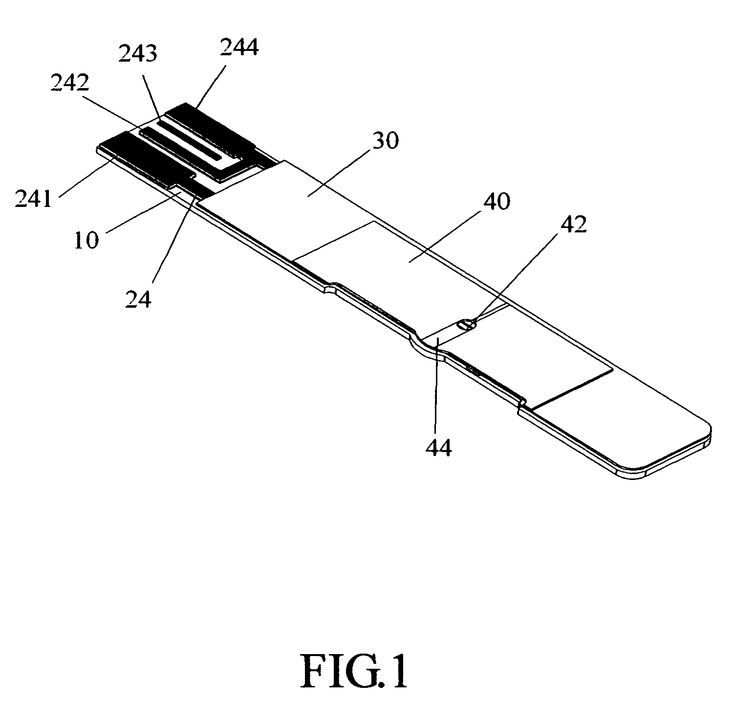 Electrochemical biosensor strip