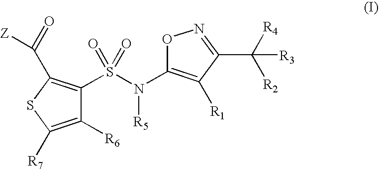 Substituted thiophenes