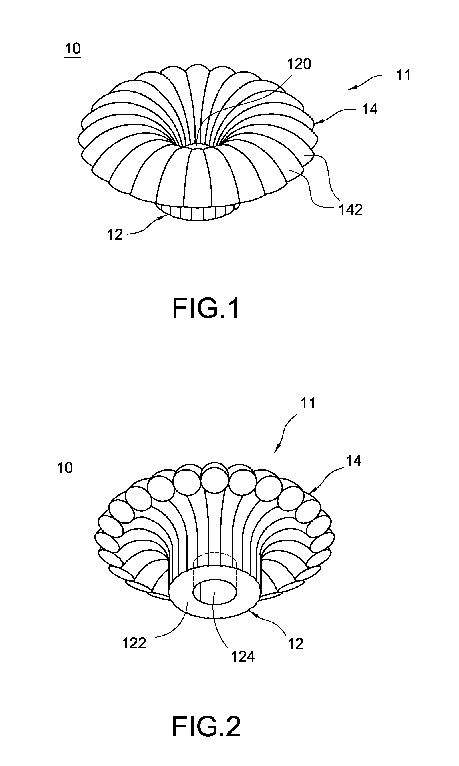 Optical element and illuminant device using the same