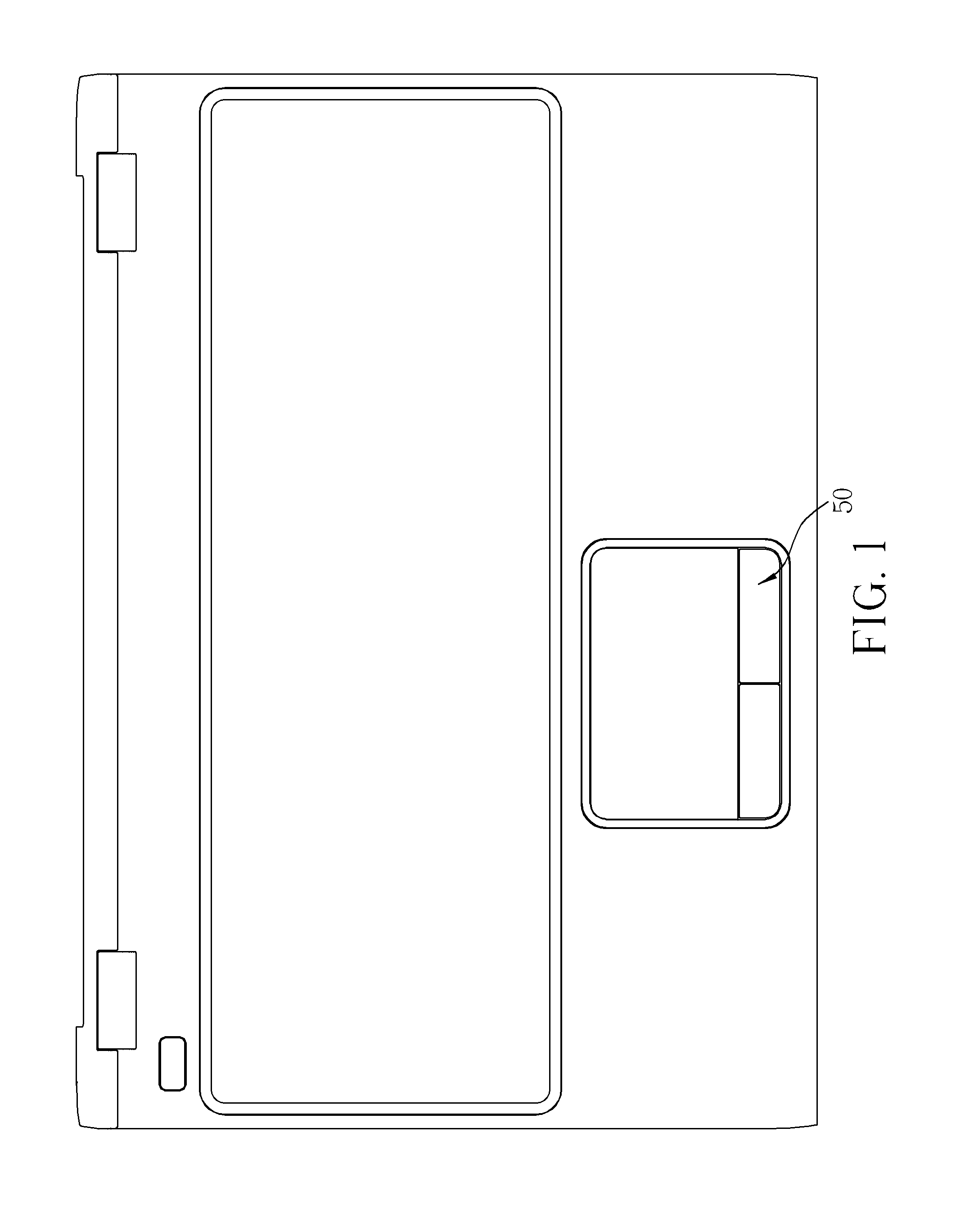 Input device with swing operation