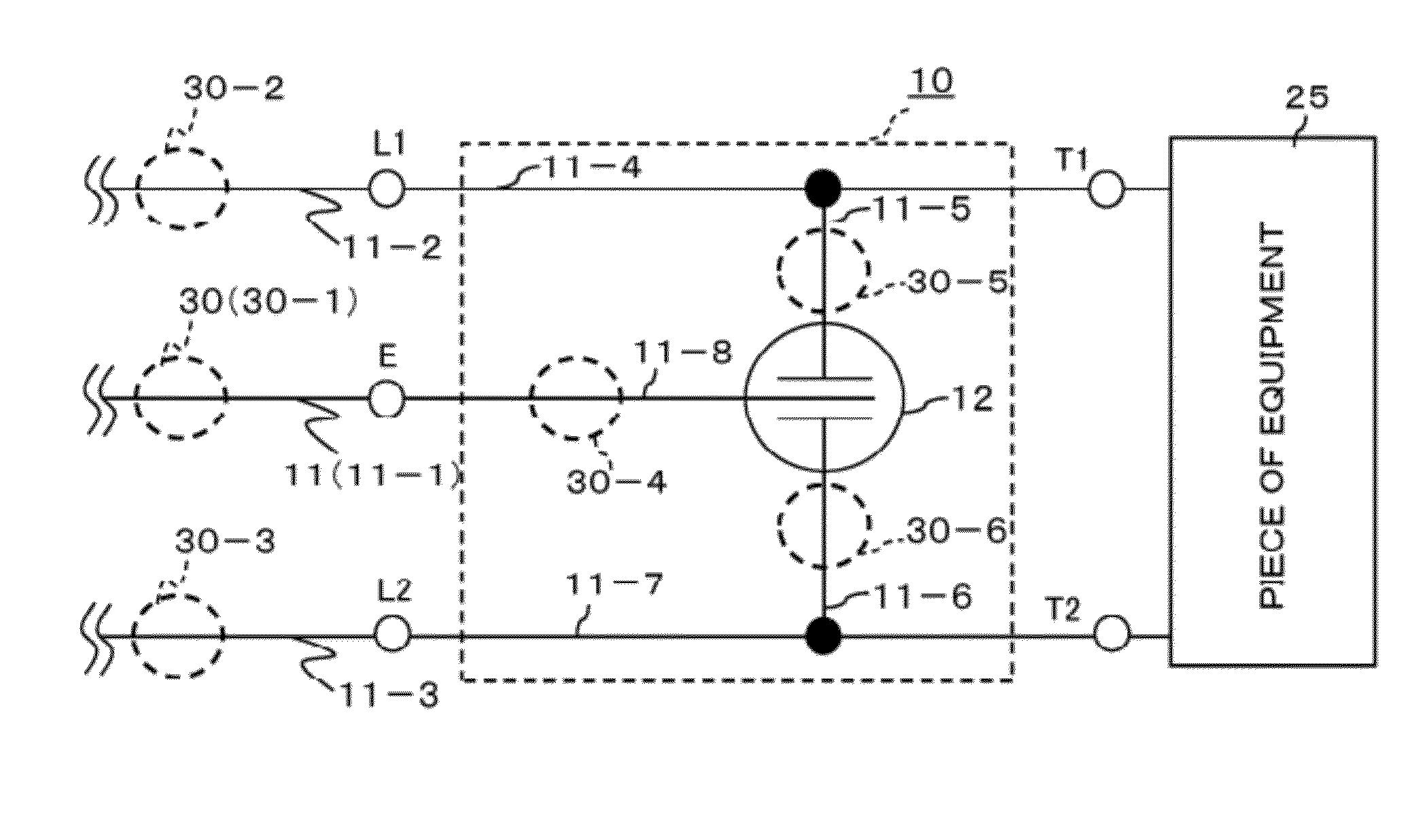 Surge current detection device