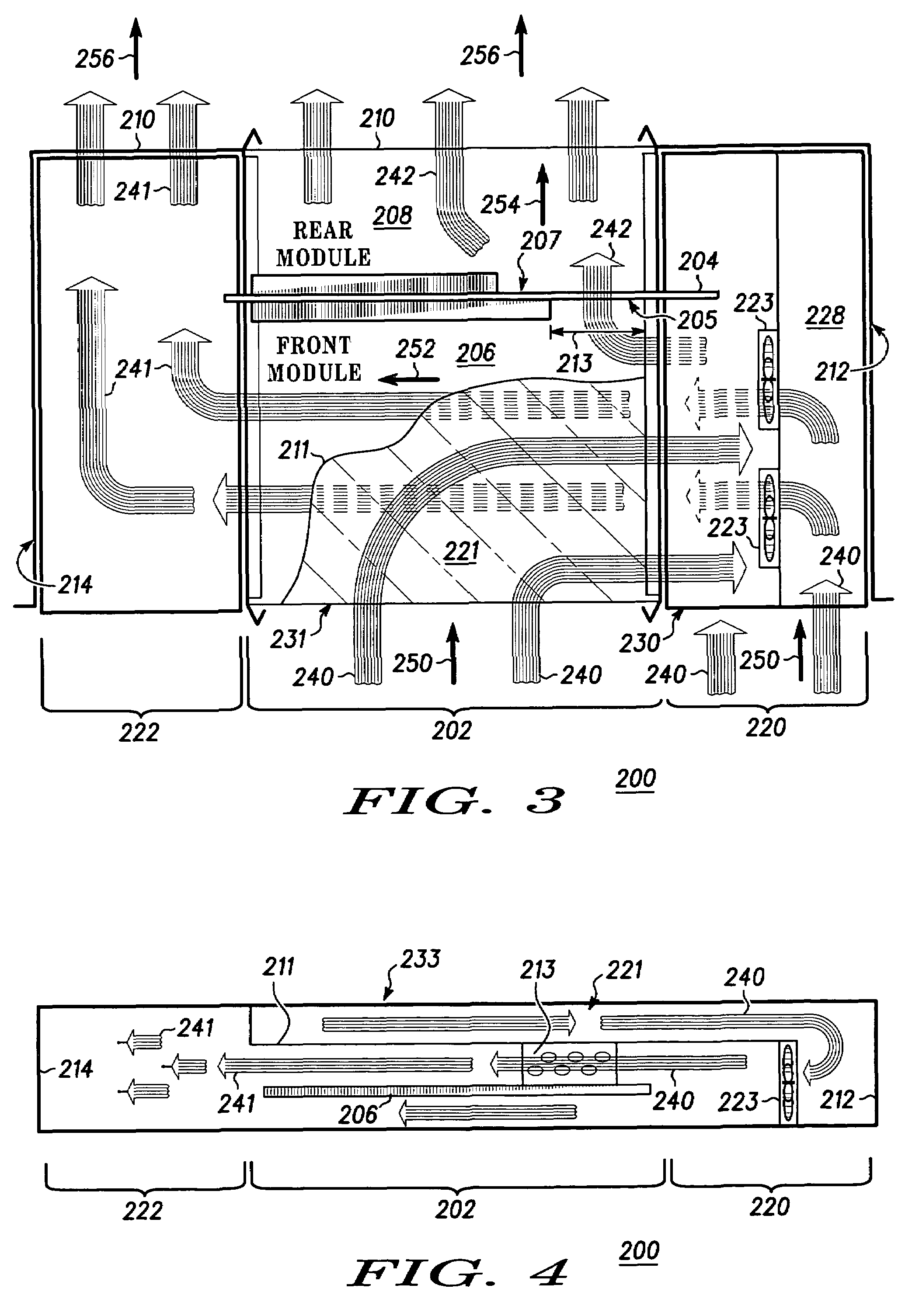 Integrated power supply and air inlet unit