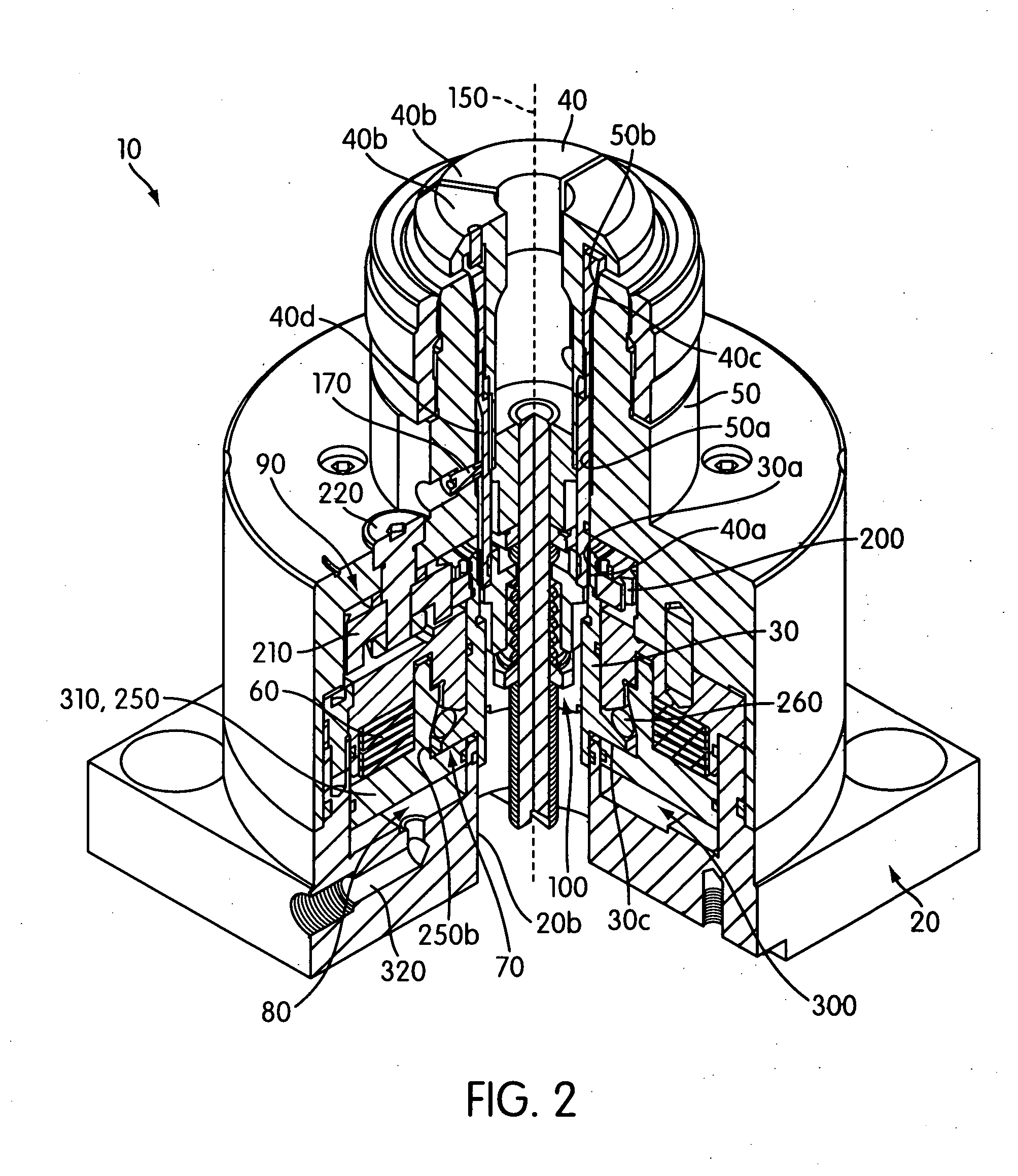 Workholding clamping assembly