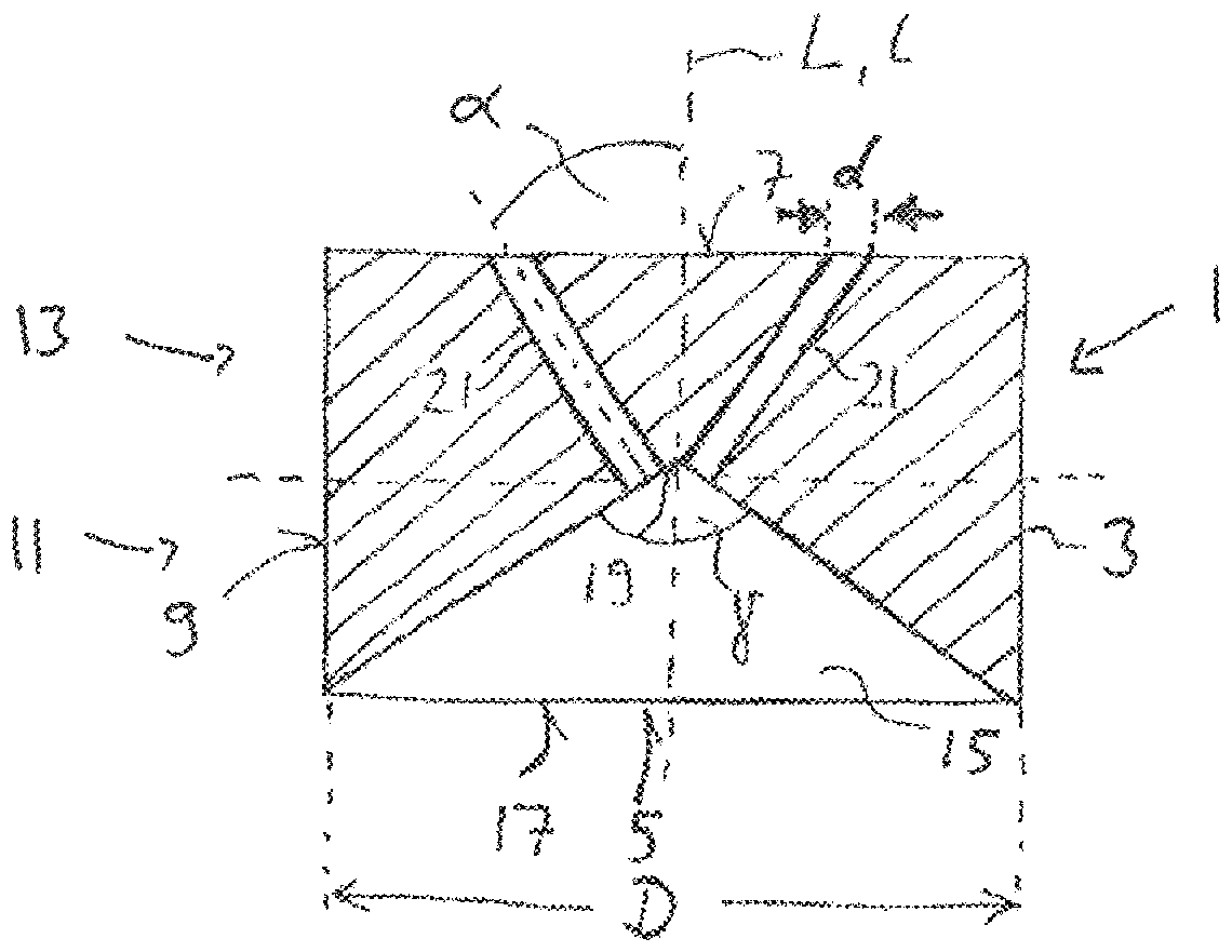 Anti-reflection device for an injection valve and injection valve