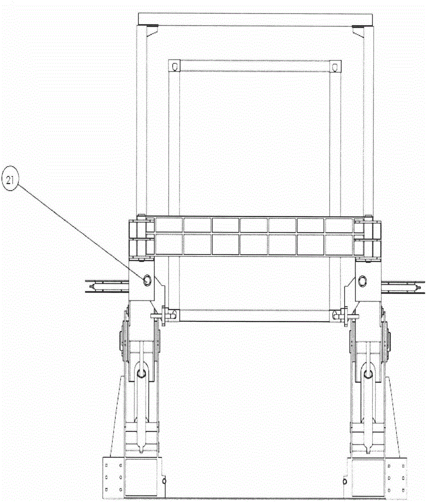 Container overturning reminding lifting tool based on solar energy