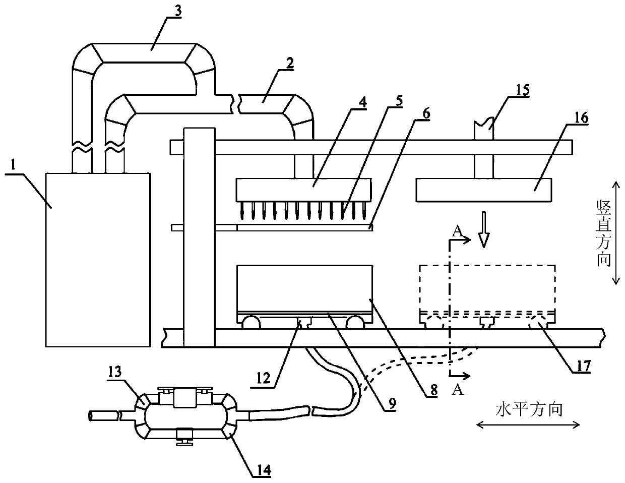 A method for manufacturing rigid heat-insulating tile body by additive manufacturing method