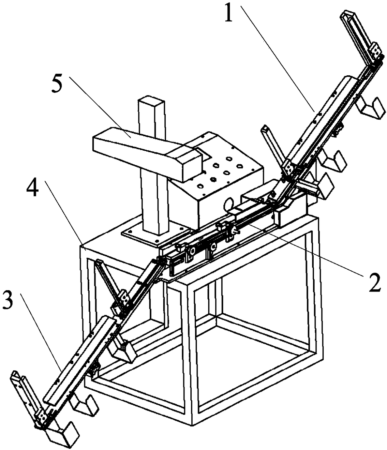 Fully automatic tubular material transferring device