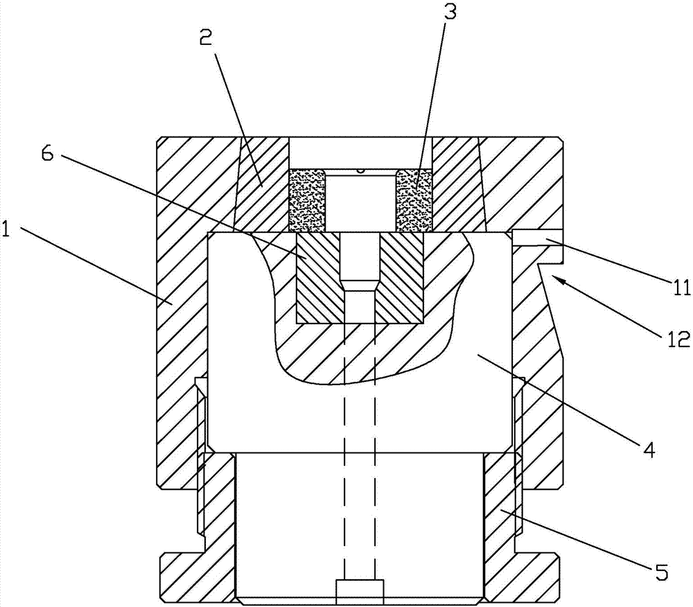 Cold upsetting die and machining technology thereof