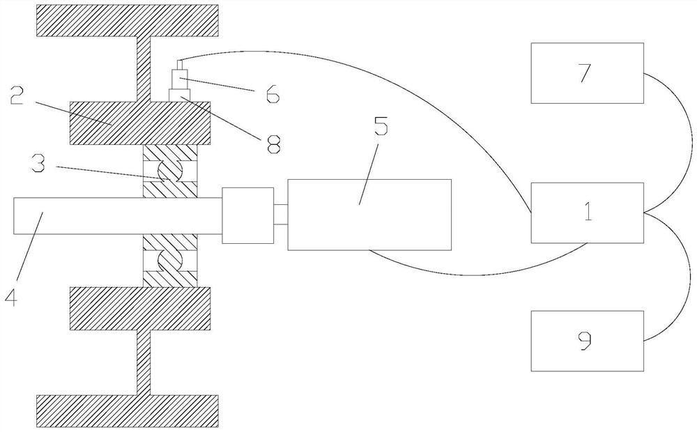 Monitoring device, bearing seat, air pump and transformer