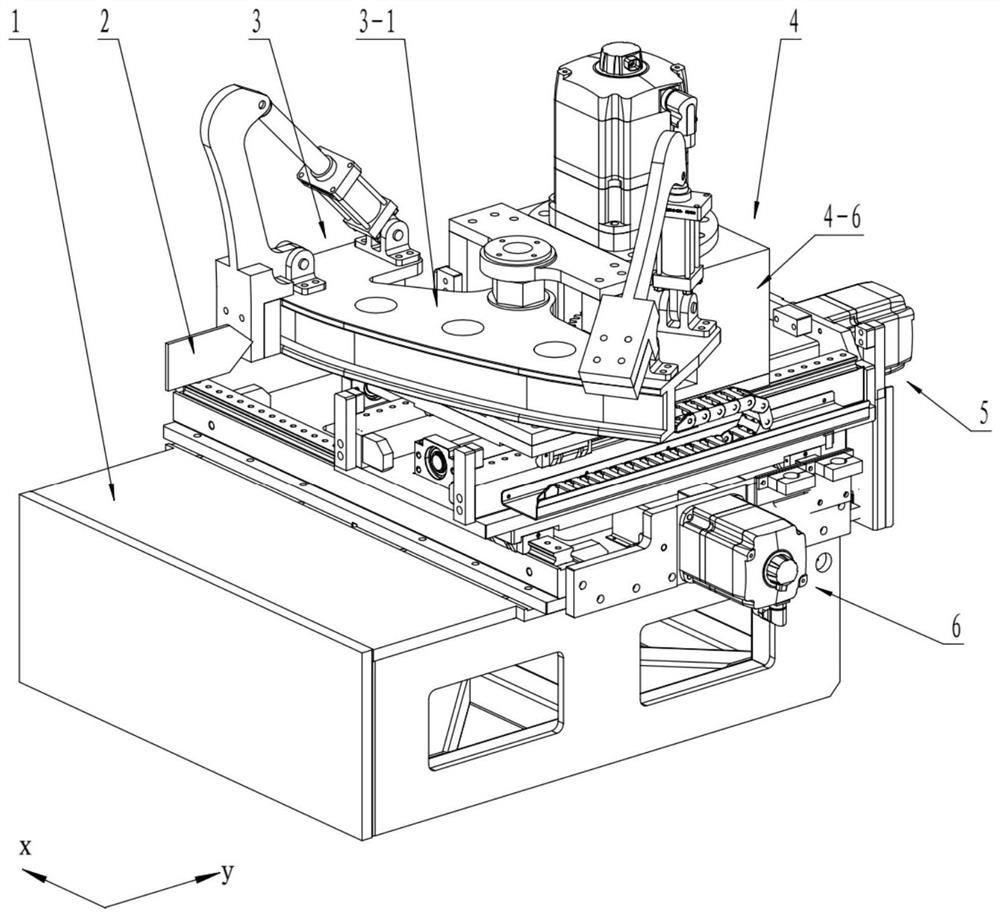 Tubular beam composite radius bending forming device