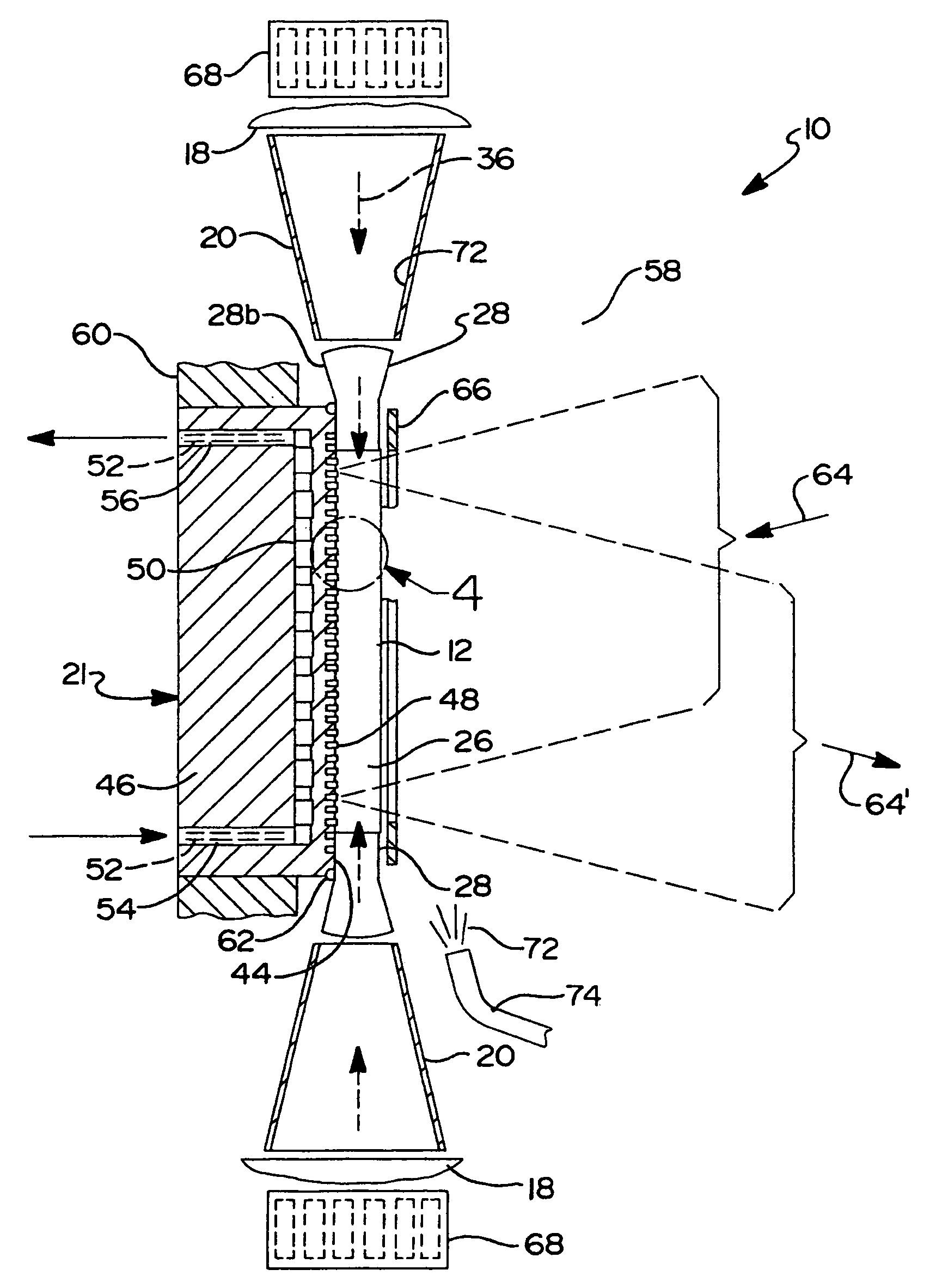 Side-pumped solid-state disk laser for high-average power