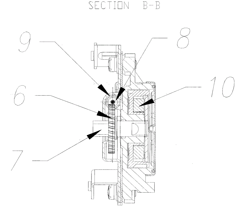 Driving mechanism for outward sliding vehicle door