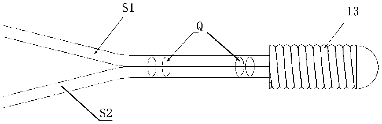 Vascular implant, conveying device and medical equipment