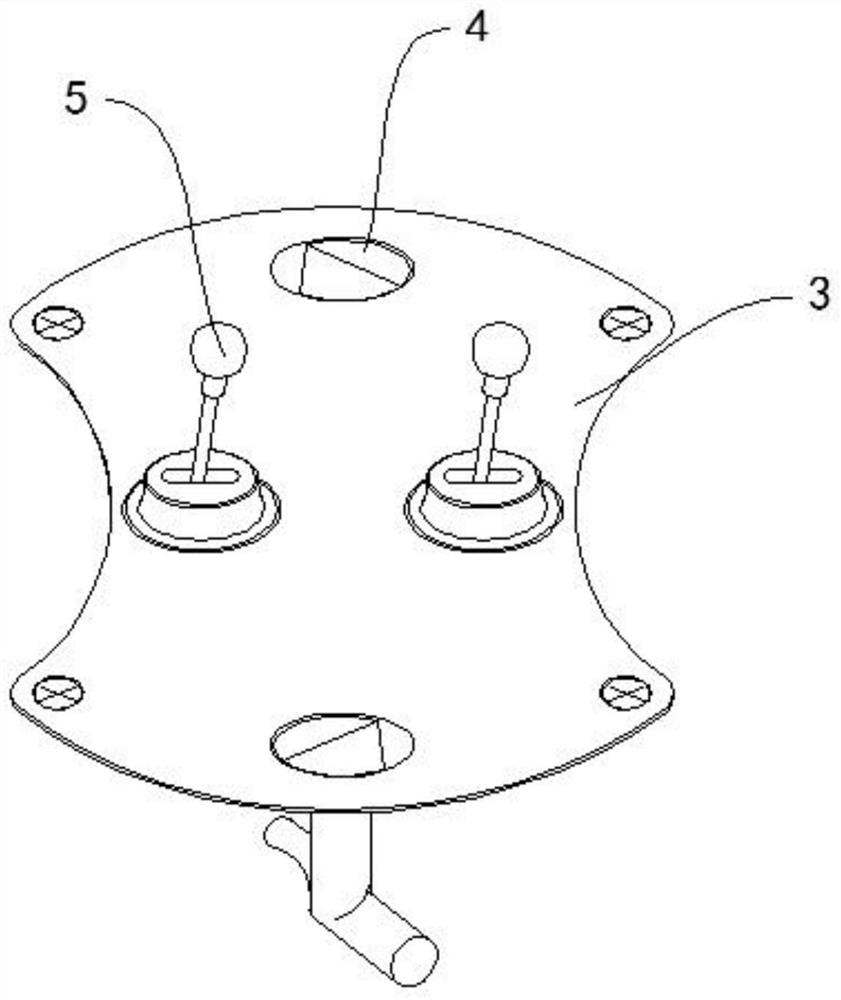 Air disinfection device in tunnel construction process