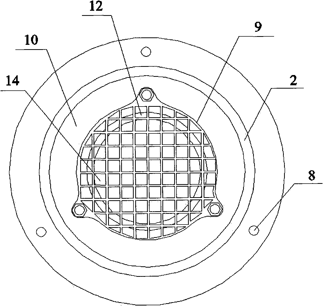 Test device for measuring soil suction by filter paper method